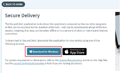 A screenshot of the Surpass website with the Download for Windows button selected.